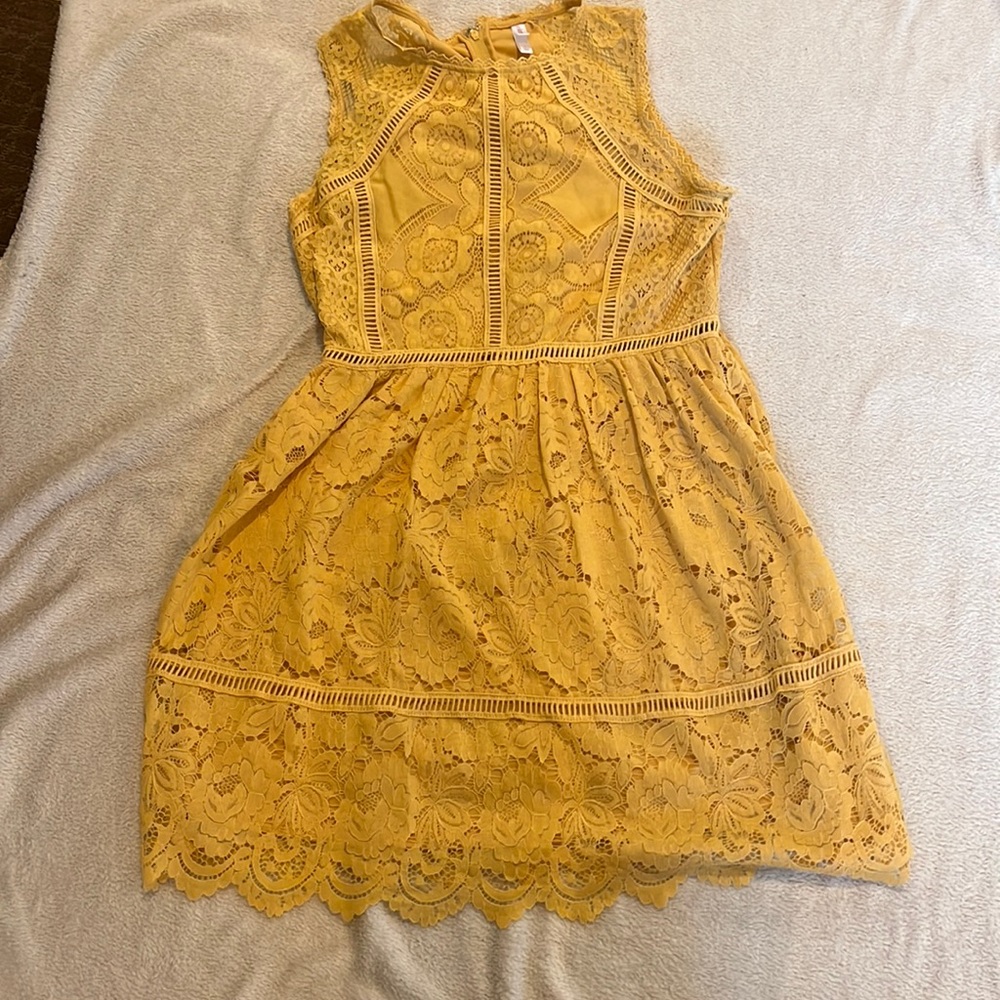 Lace dress sleeveless. NWOT never worn. Smoke free home.
